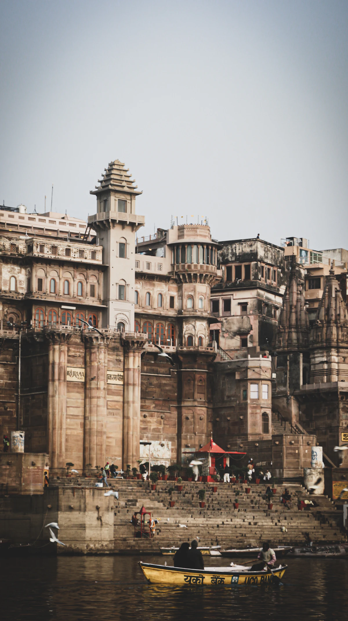 Hindu temple pilgrims Varanasi