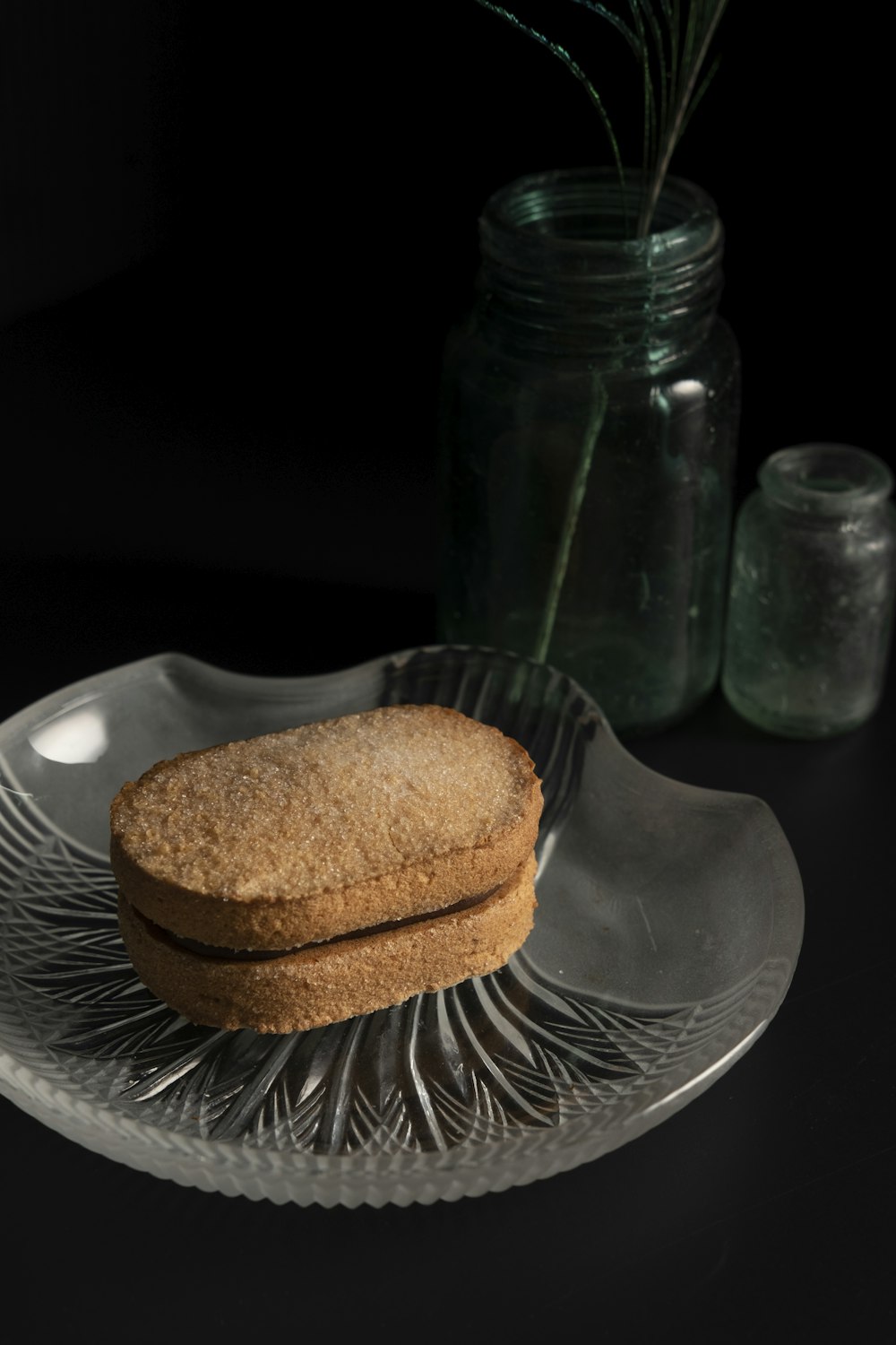 brown bread on brown wooden round plate