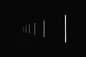 black line on white background