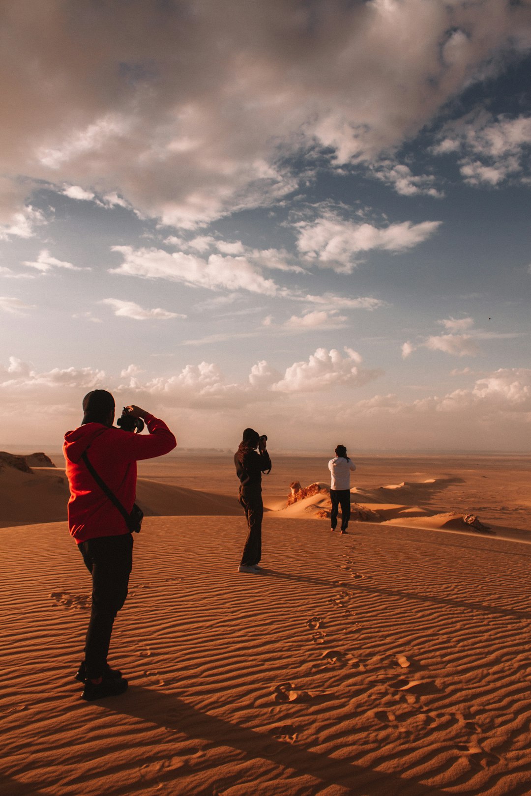 people walking on brown sand during daytime