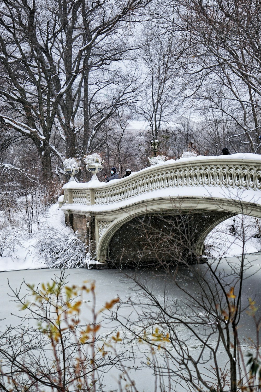 Puente Blanco sobre el río durante el día