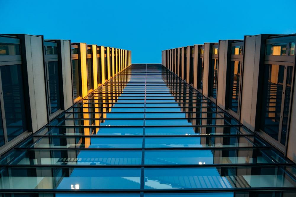 blue and brown concrete building during daytime