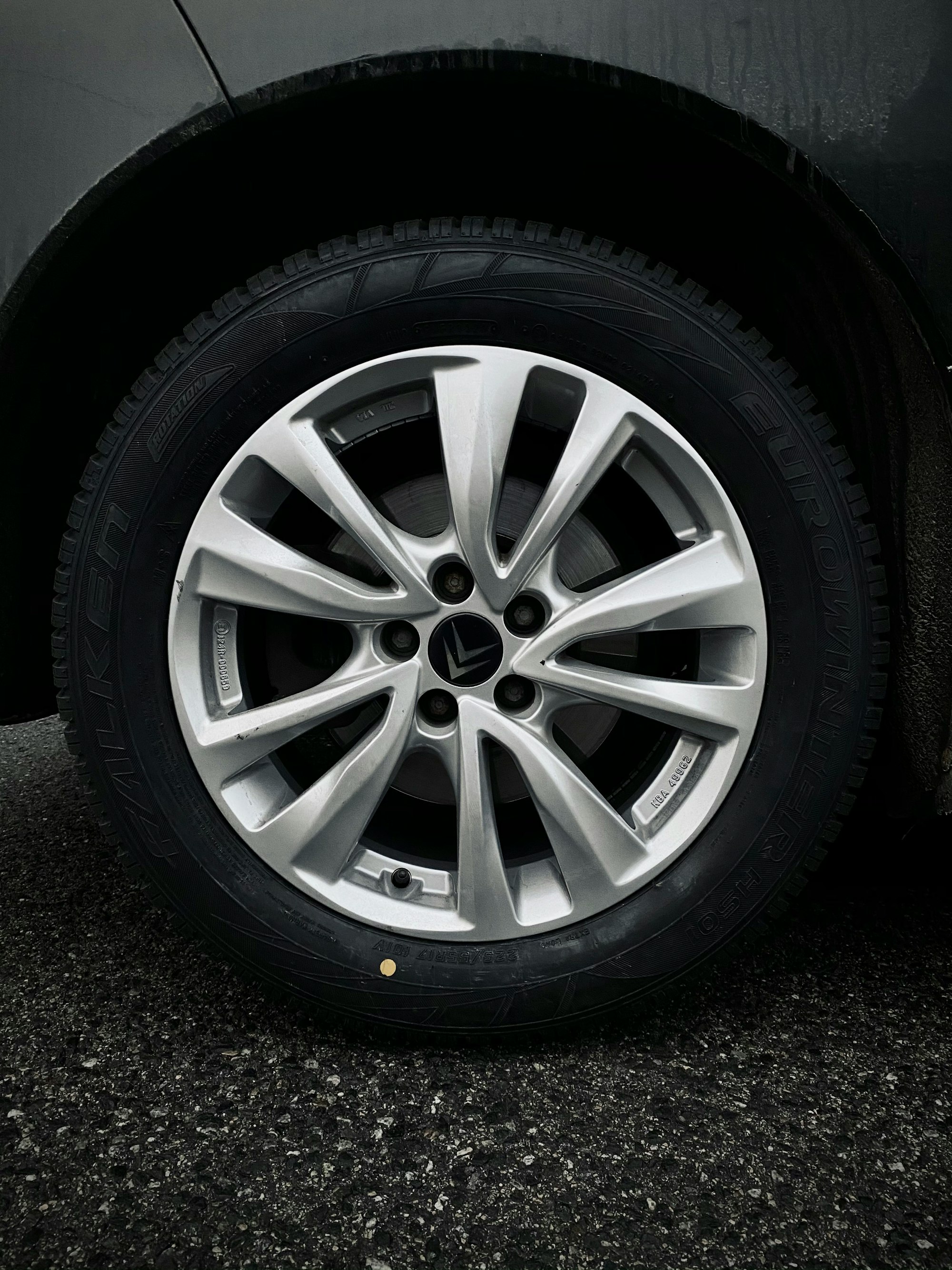 winter tyres in wet weather