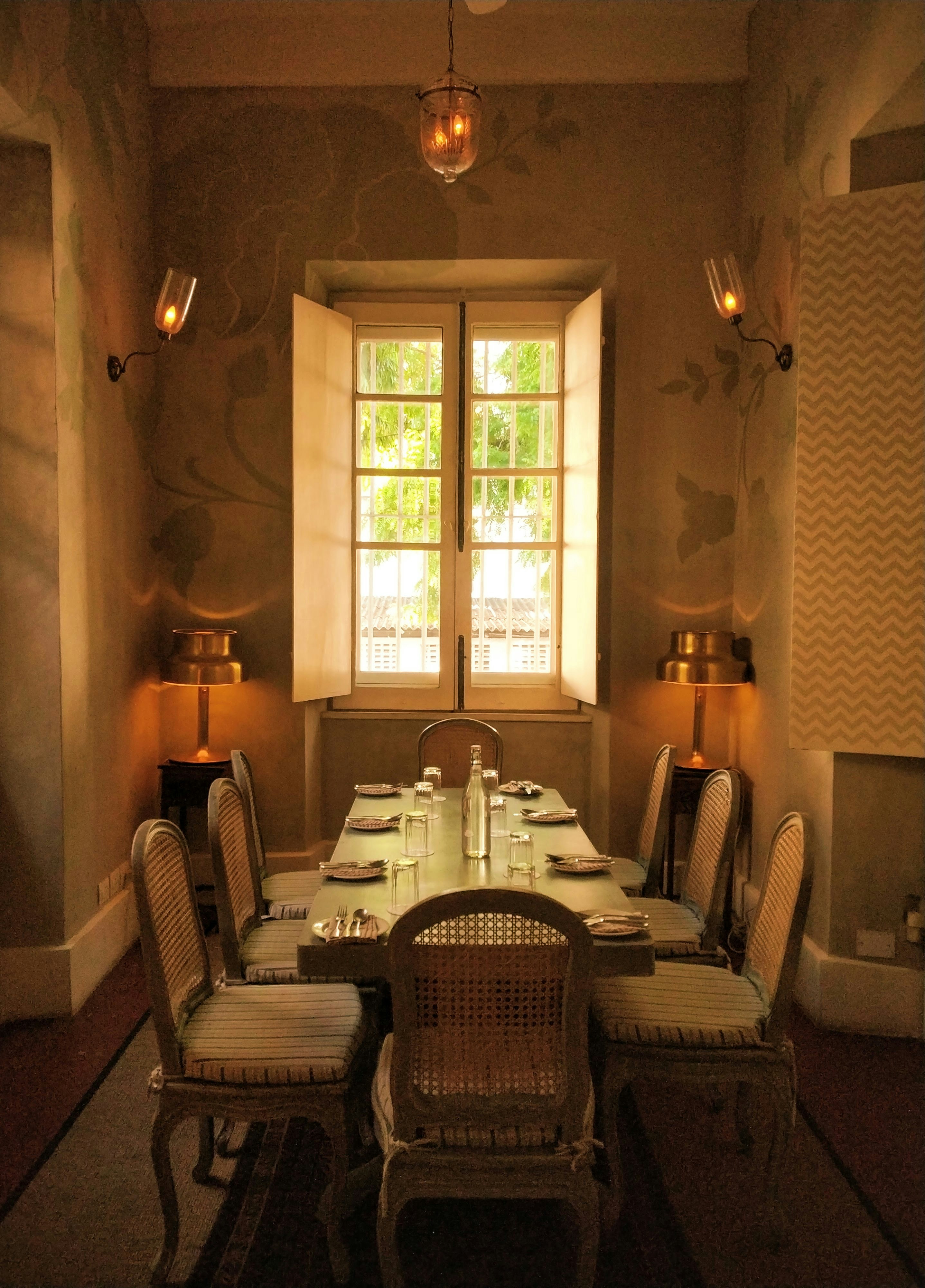 Elegant Wooden Dining Set