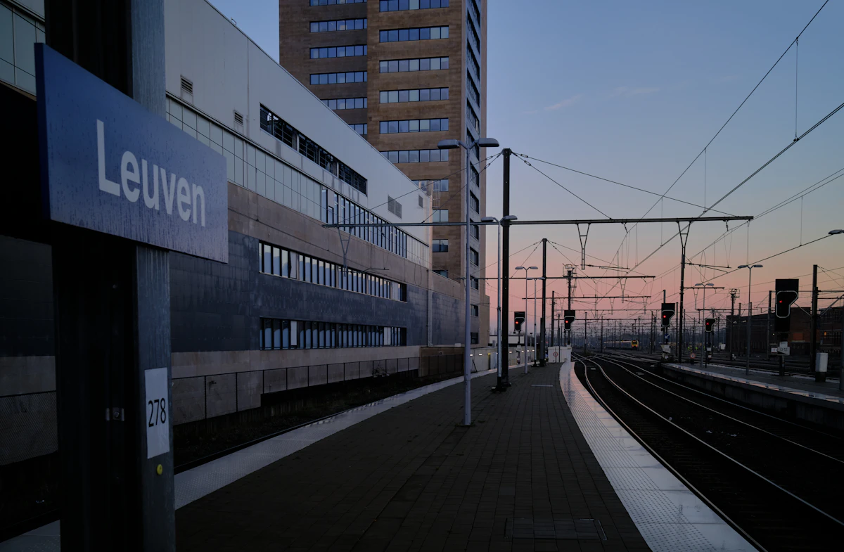 Leuven train station during daytime