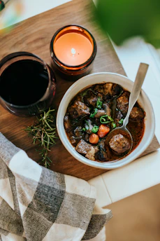 white ceramic bowl with food