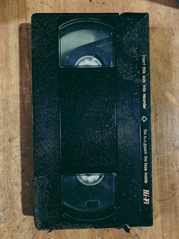 black and white rectangular device