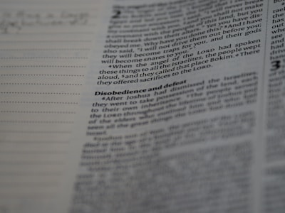 Text from a printed page that includes sections of highlighted text and a heading. The text appears in a typical column layout found in books or documents. Beside the text are lined sections for notes or annotations.