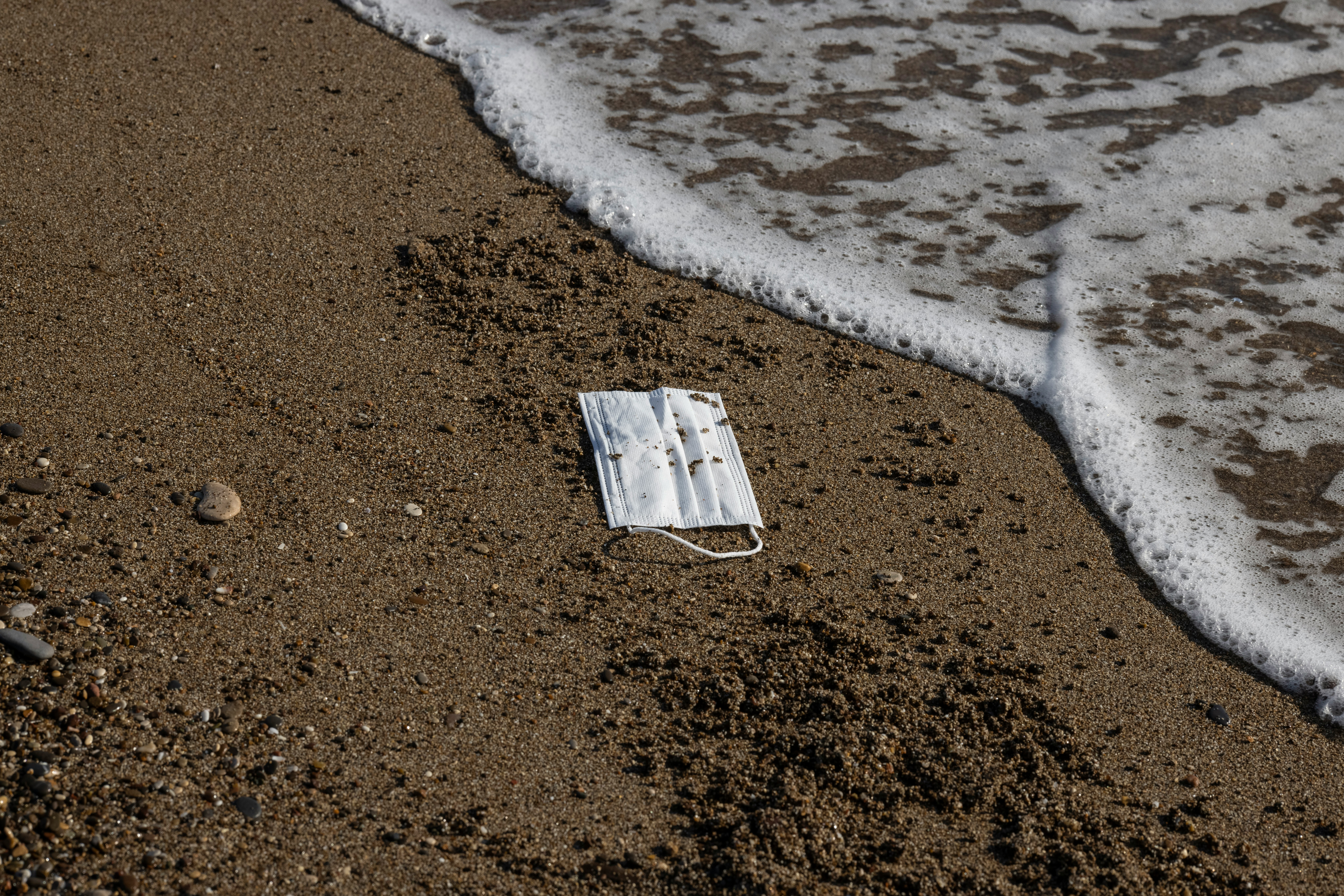 white and brown wooden board on brown sand near body of water during daytime