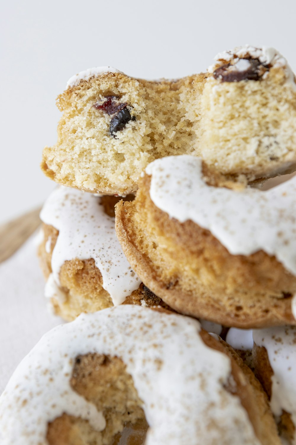 pão integral com creme branco