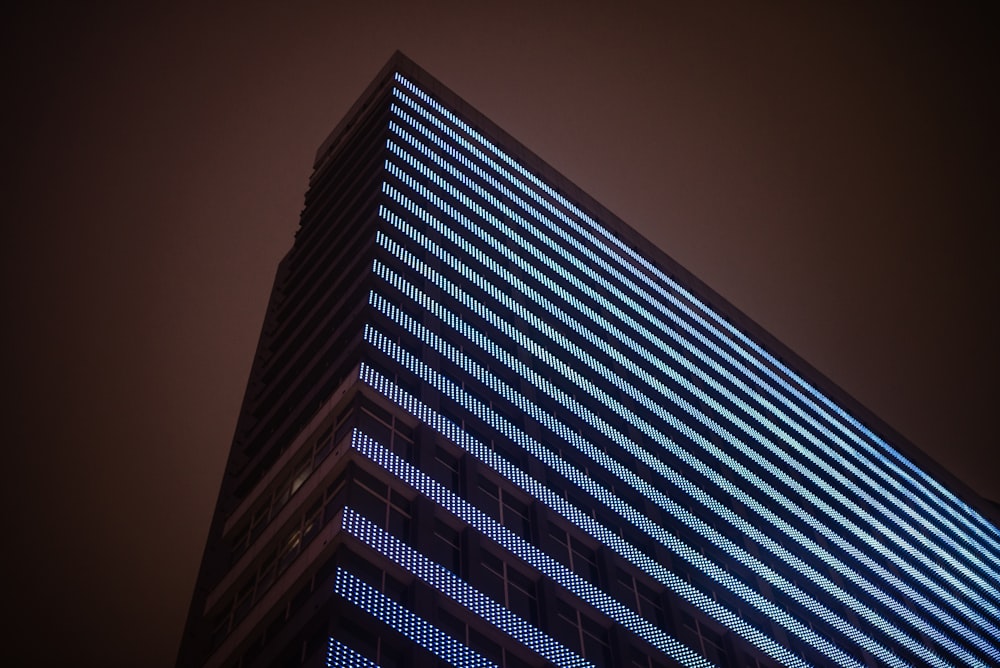 low angle photography of high rise building