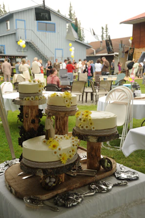Cozy gathering with friends enjoying colorful layered cakes and laughter.