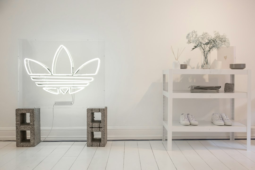 sneaker display closeup