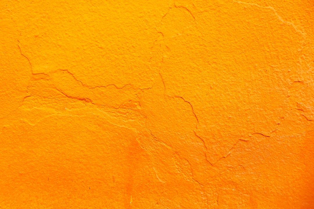 orange concrete wall with shadow