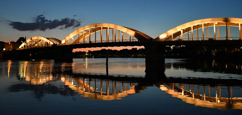 gray concrete bridge over water during daytime