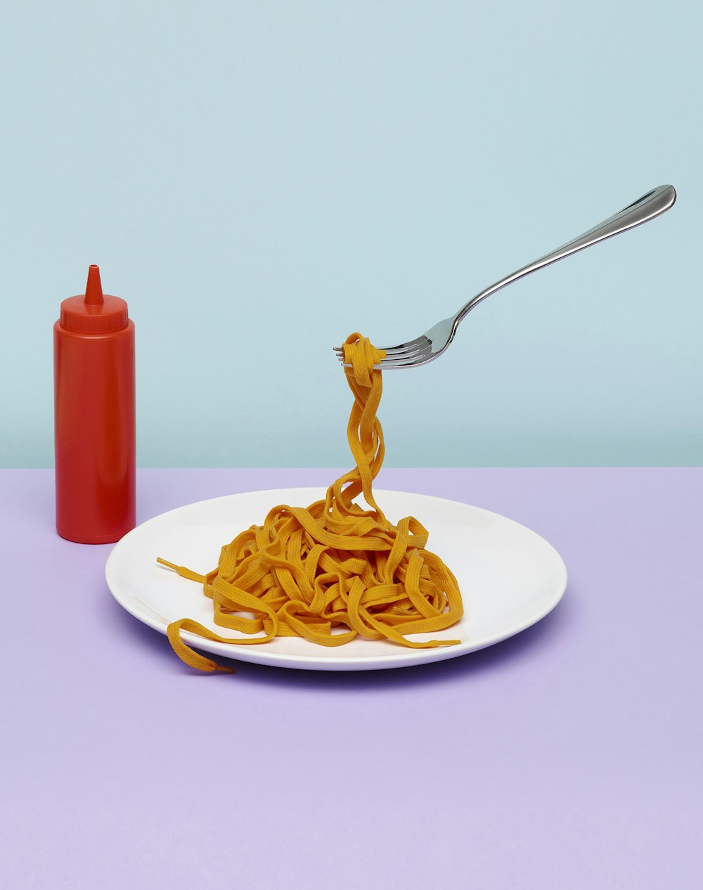 pasta on white ceramic plate