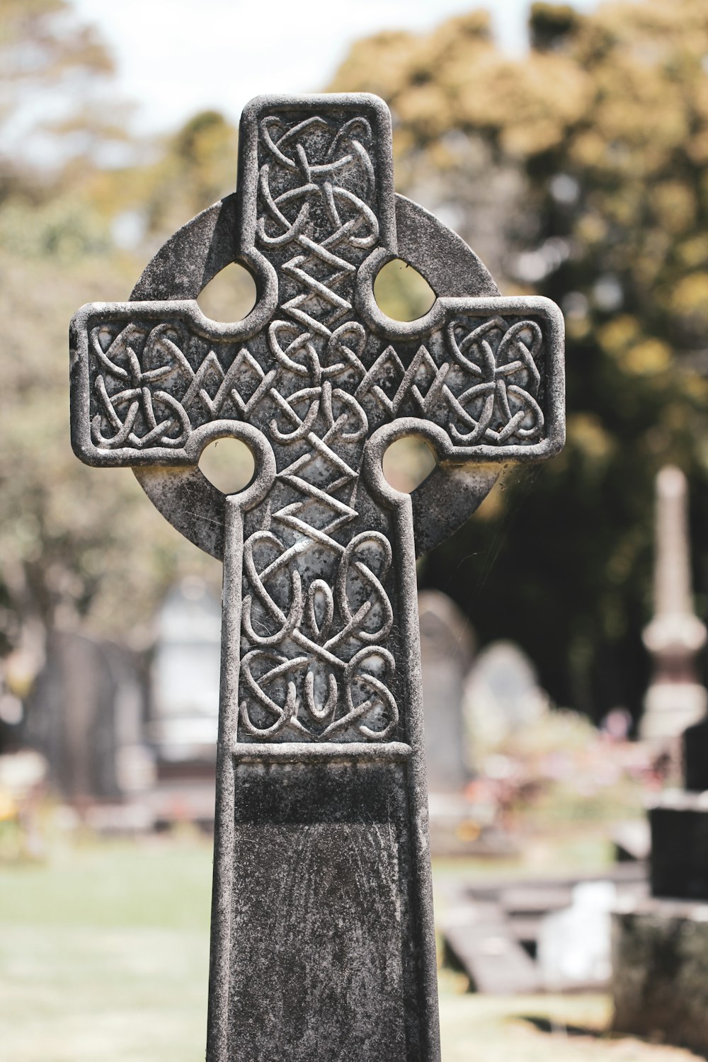 black cross with cross on top