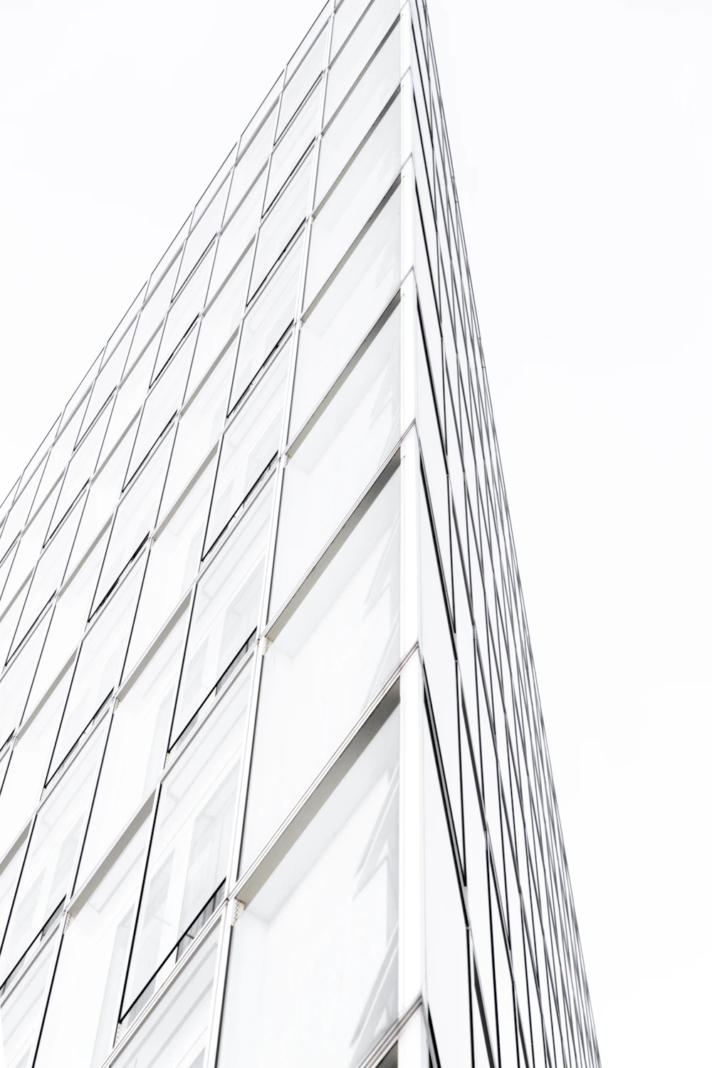 Commercial glass facade