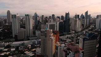 aerial view of city buildings in Makati City during daytime.