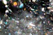 water droplets on glass during nighttime