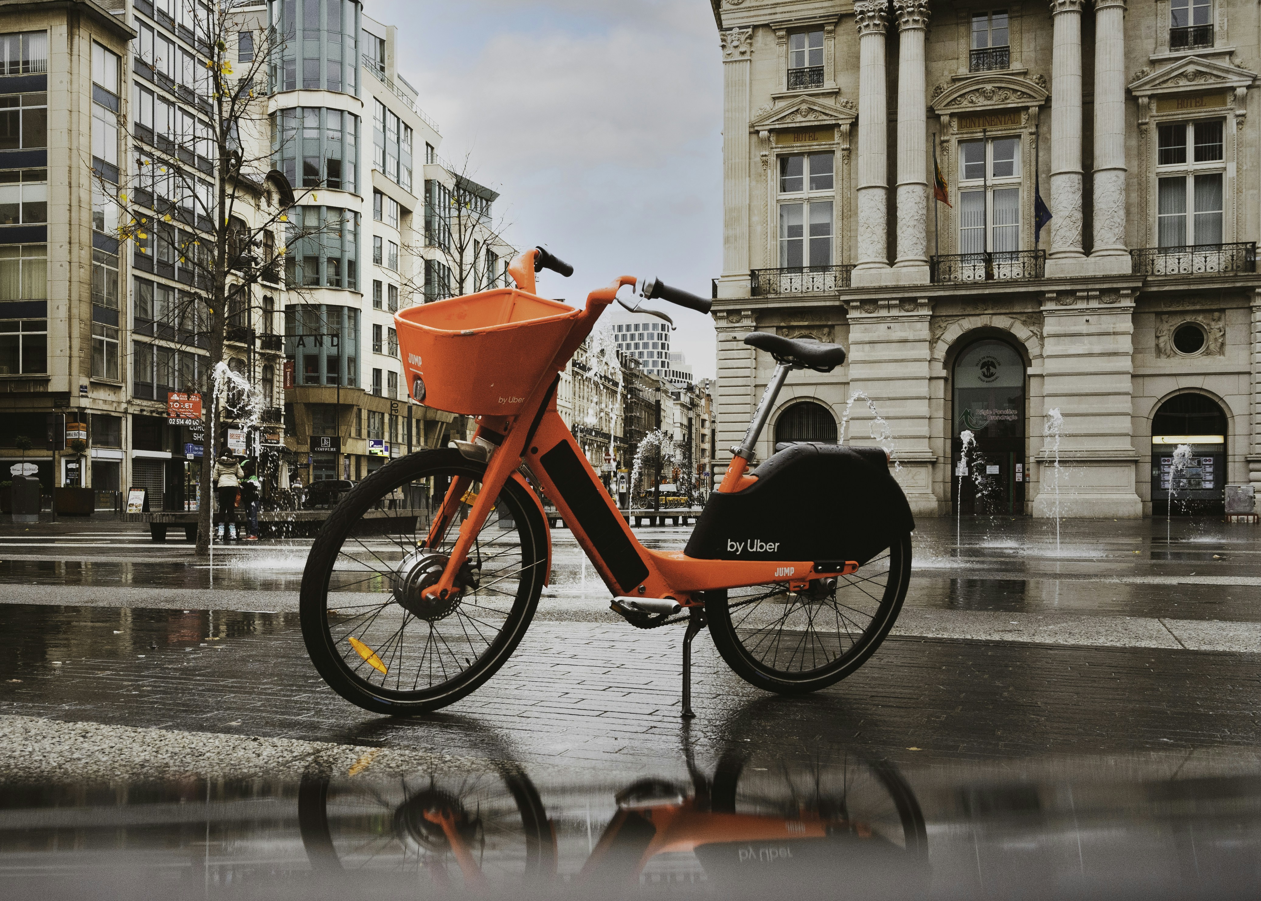 Uber bicycle in Brussels