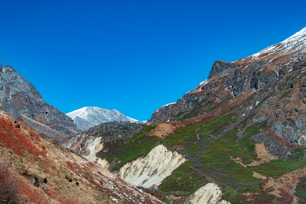 green and brown mountains under blue sky during daytime