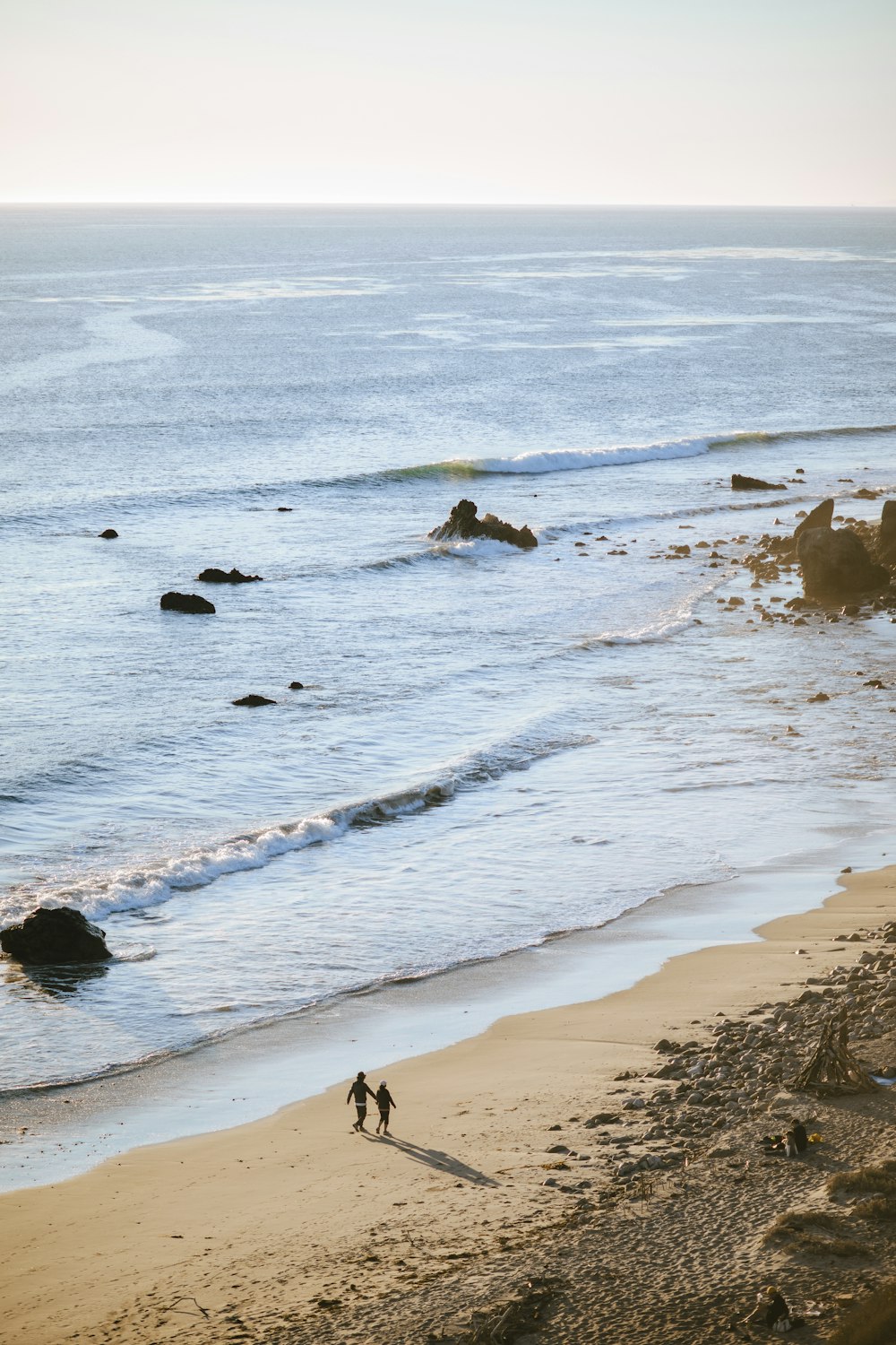 people on beach during daytime