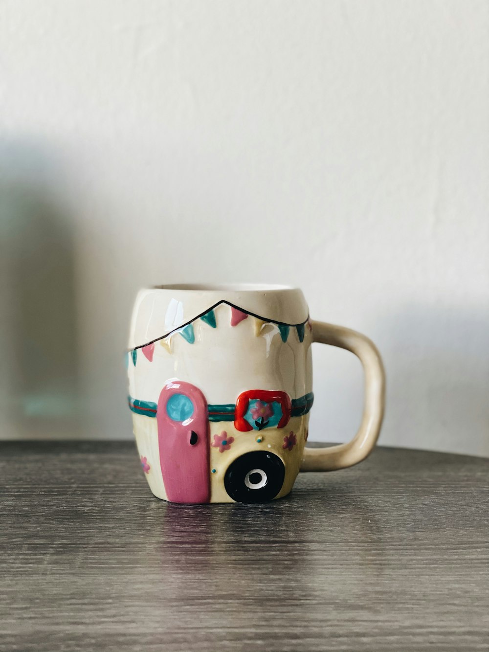 white and red mickey mouse ceramic mug