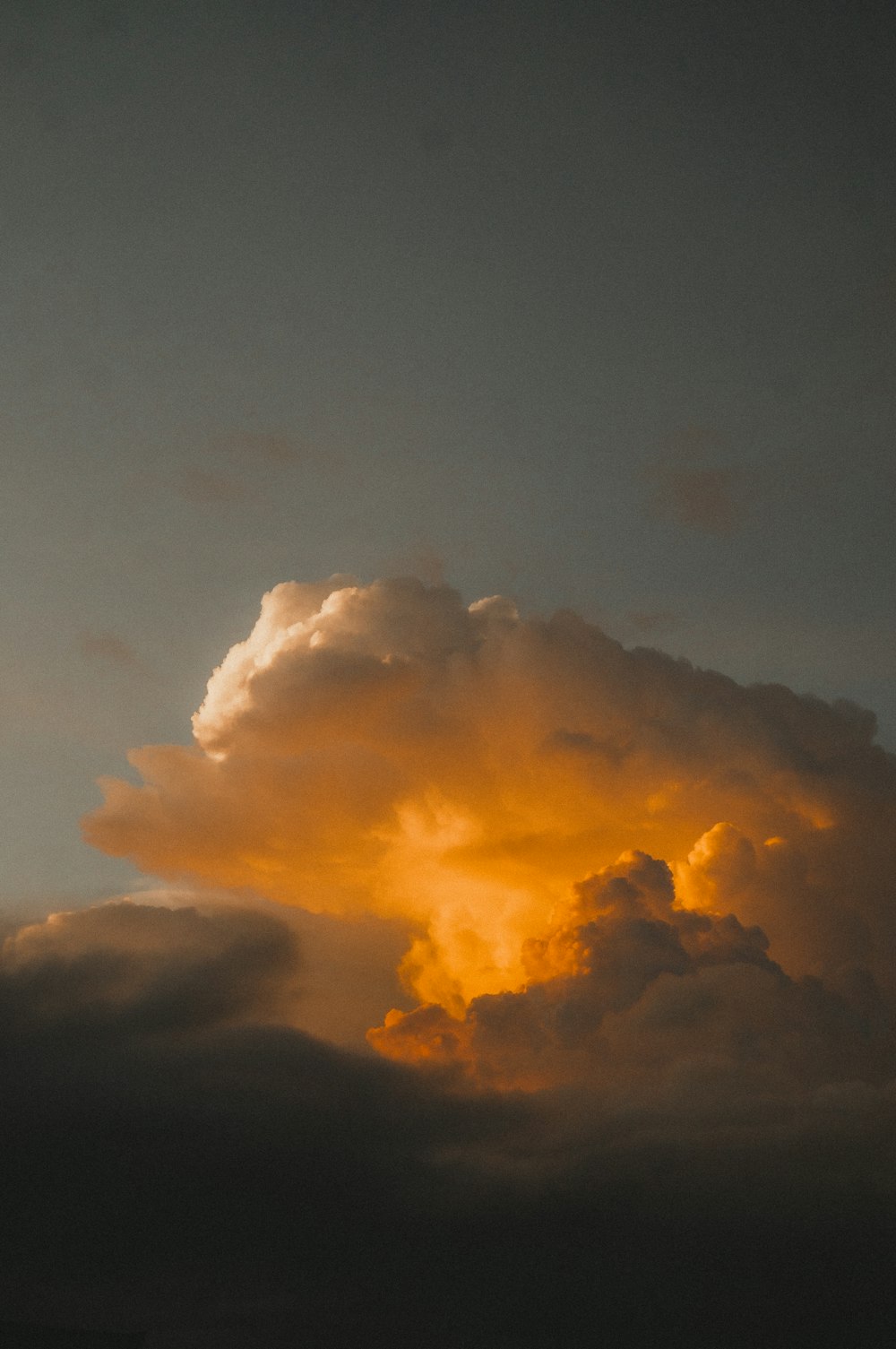 white clouds and blue sky