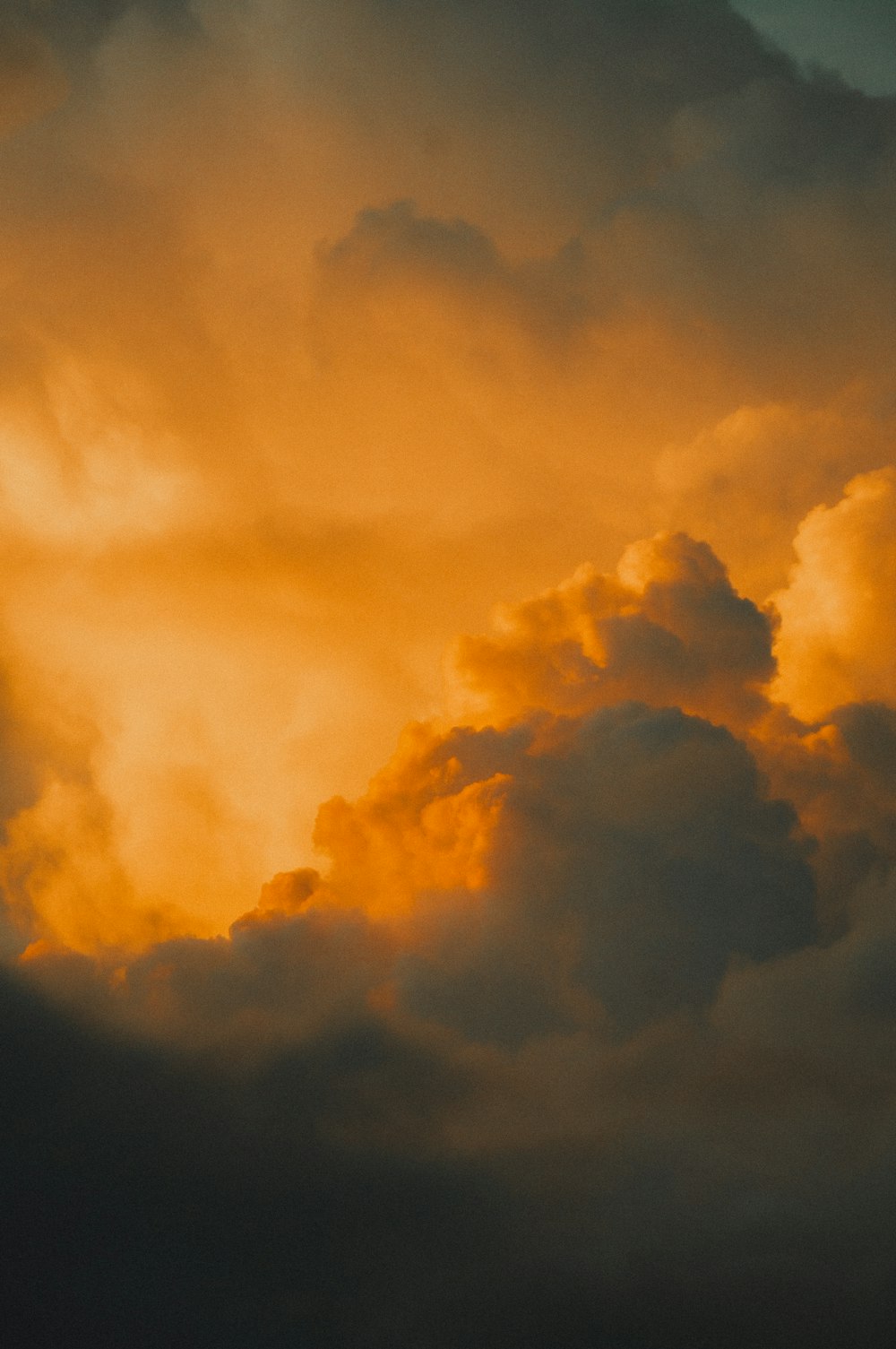 white clouds and blue sky