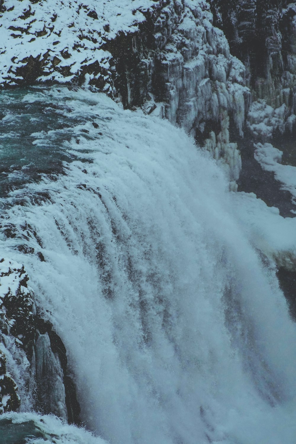 water falls in the forest