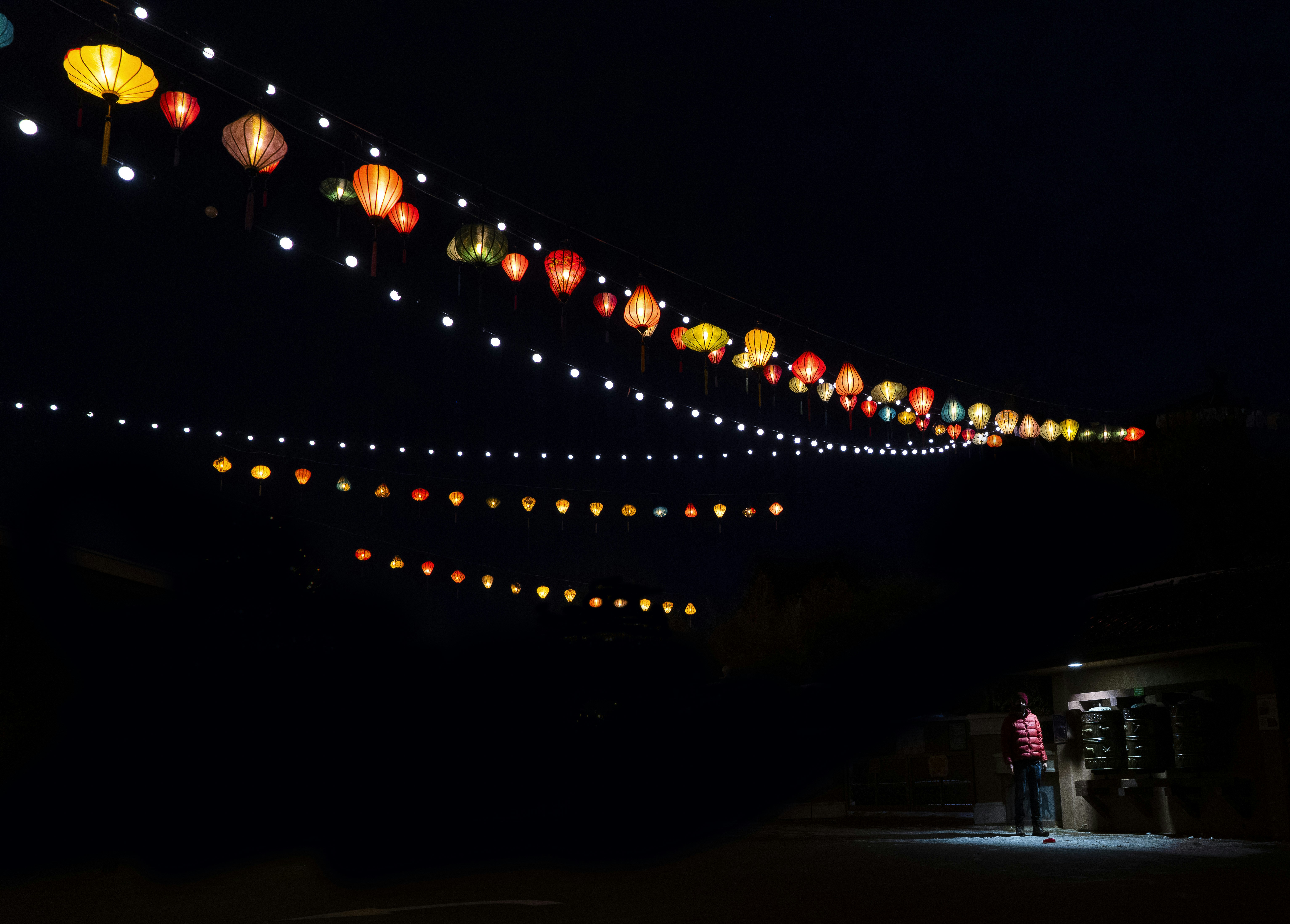 red and yellow string lights, Watch Vlog: https://youtu.be/3iXLdHSVPEw