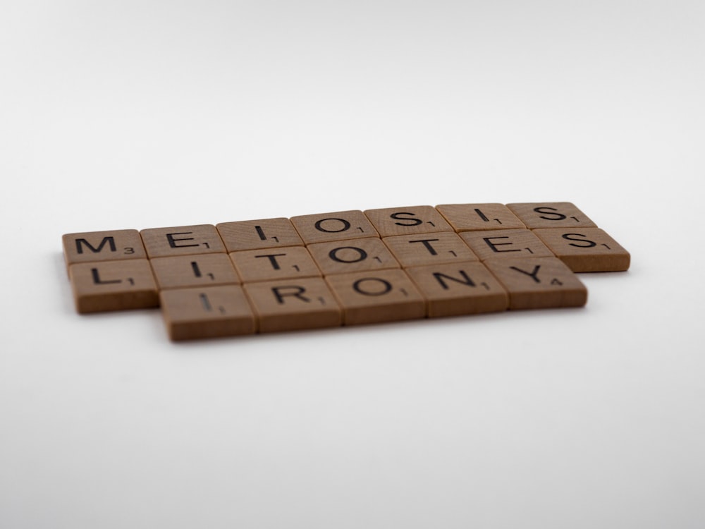 brown wooden blocks on white surface