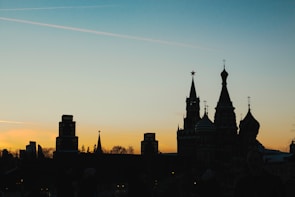 The majestic Hagia Sophia in Istanbul glowing under a sunset sky.