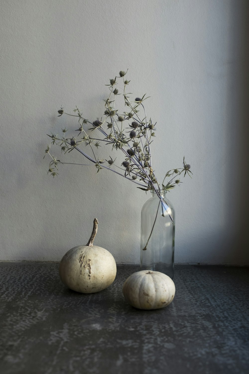 white round fruit on black table