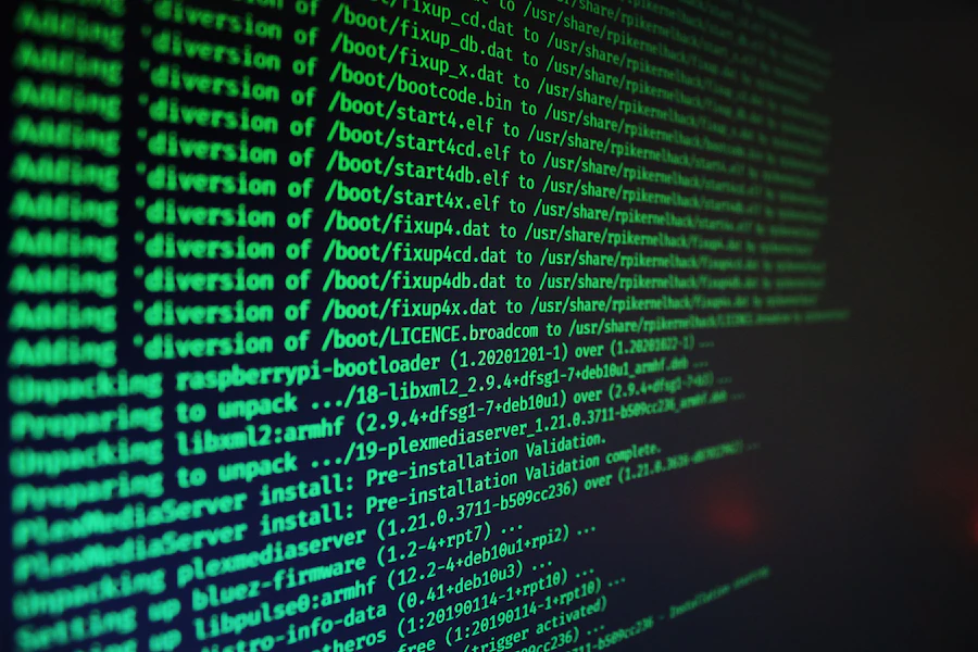 Pilihan sistem operasi saat startup pada konfigurasi dual boot.