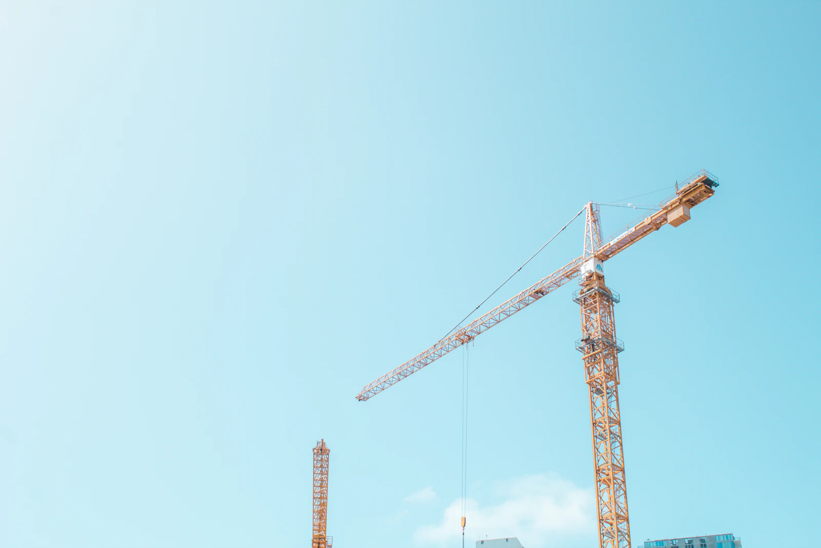 crane on a construction site