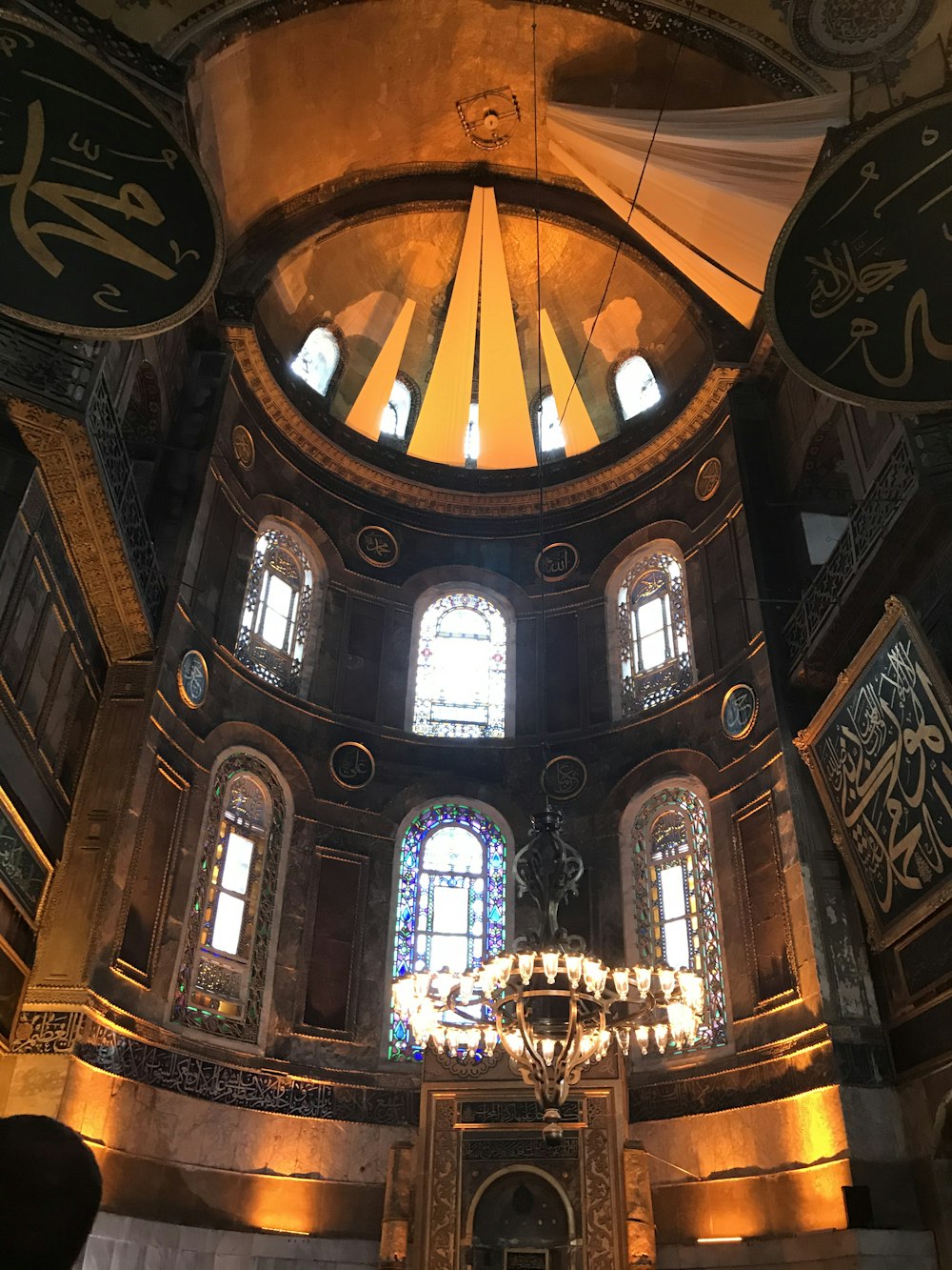 brown and black cathedral interior