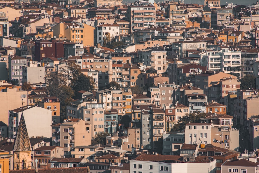 aerial view of city buildings during daytime