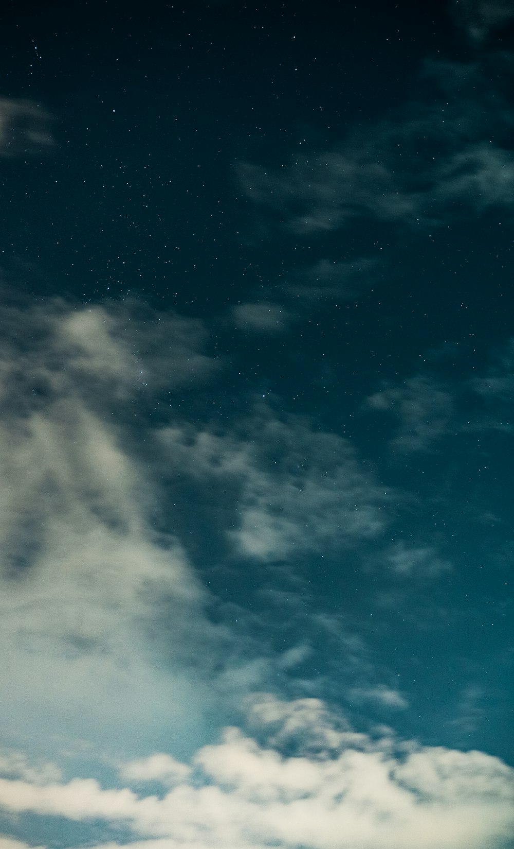 blue sky with white clouds