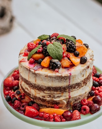 fruit salad on white ceramic bowl