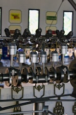 stainless steel and black metal tool