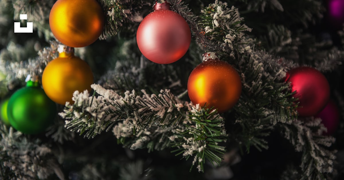 Pin vert avec des boules rouges et jaunes photo – Image gratuite de ...