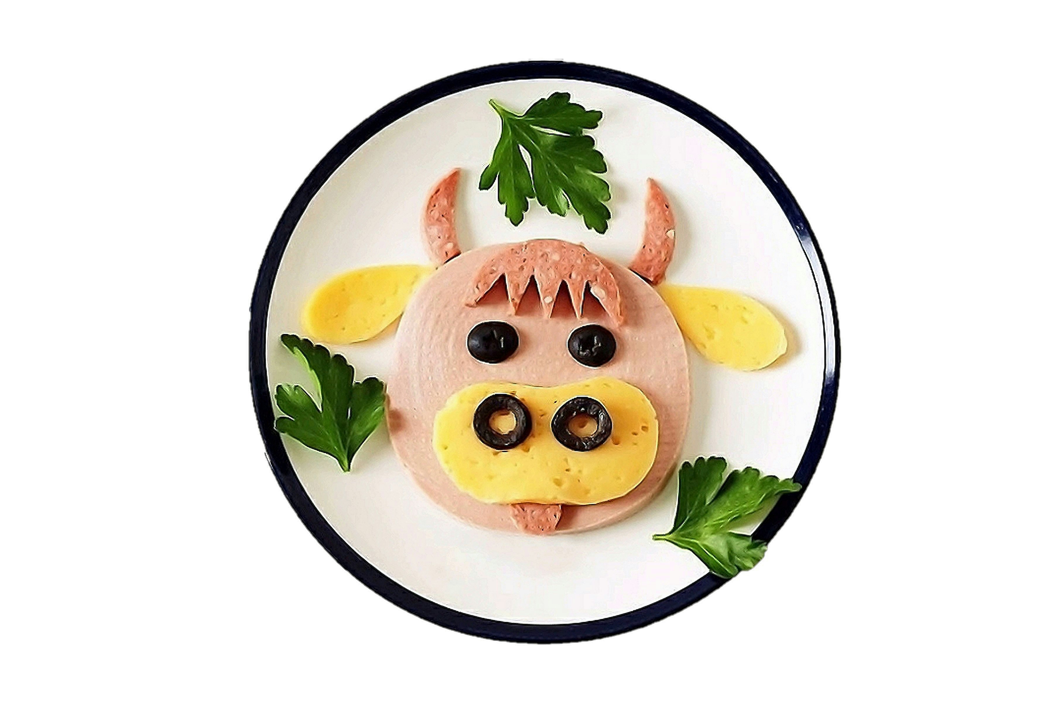 sausage and cheese decorations