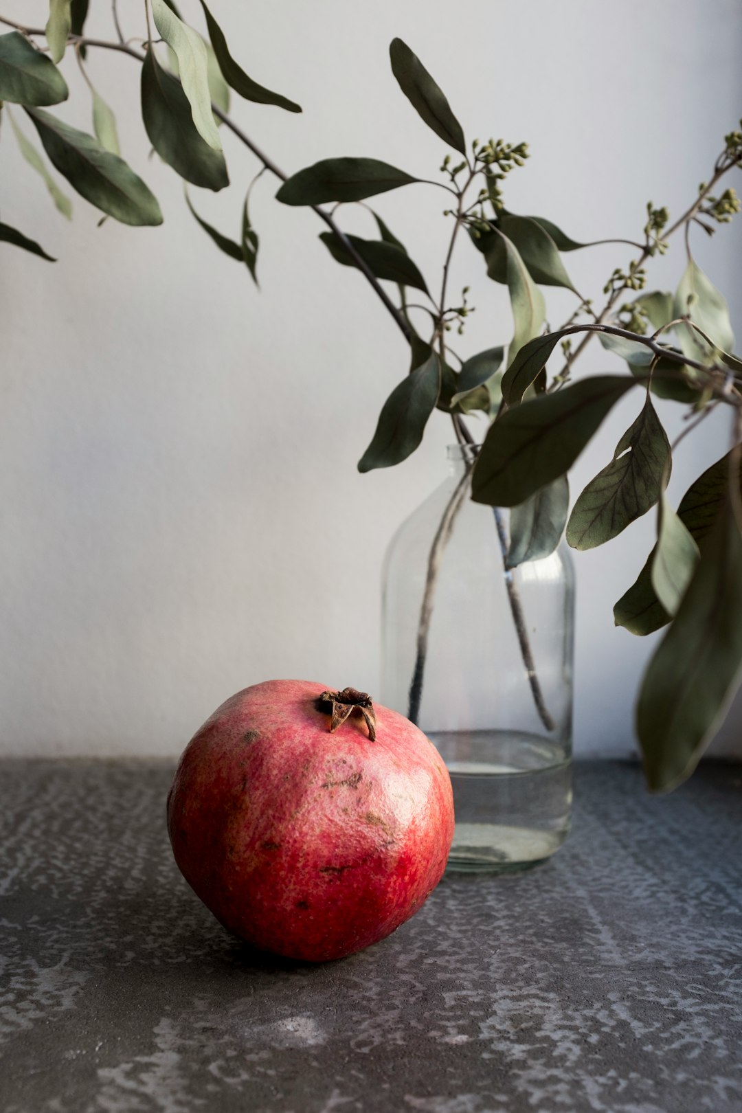 red apple fruit on clear glass bowl