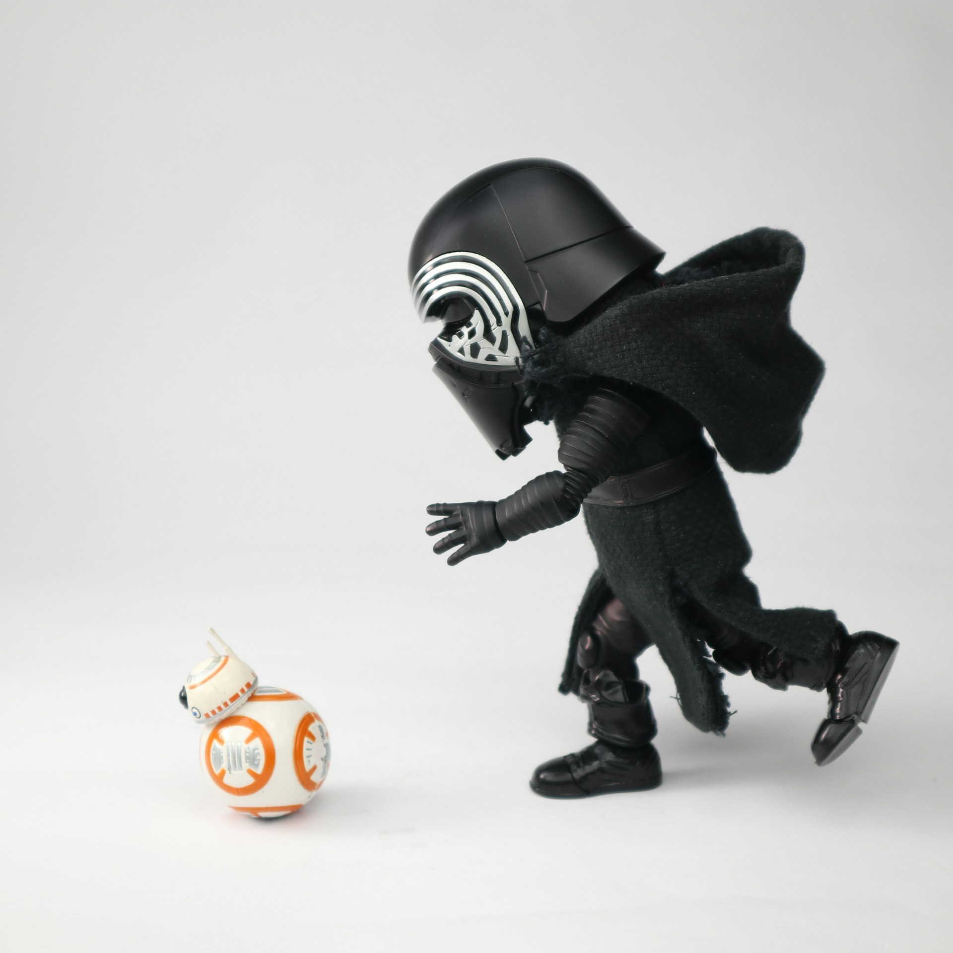 black and white star wars character