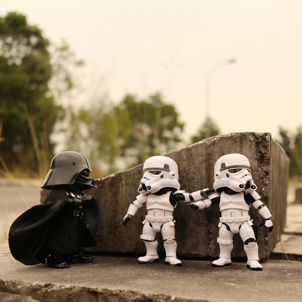 2 brinquedos de tropas de assalto de Star Wars