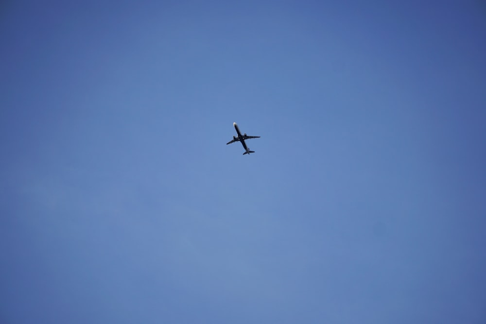 airplane in the sky during daytime