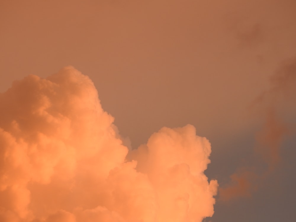 white clouds and blue sky