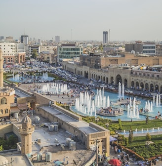 aerial view of city buildings during daytime